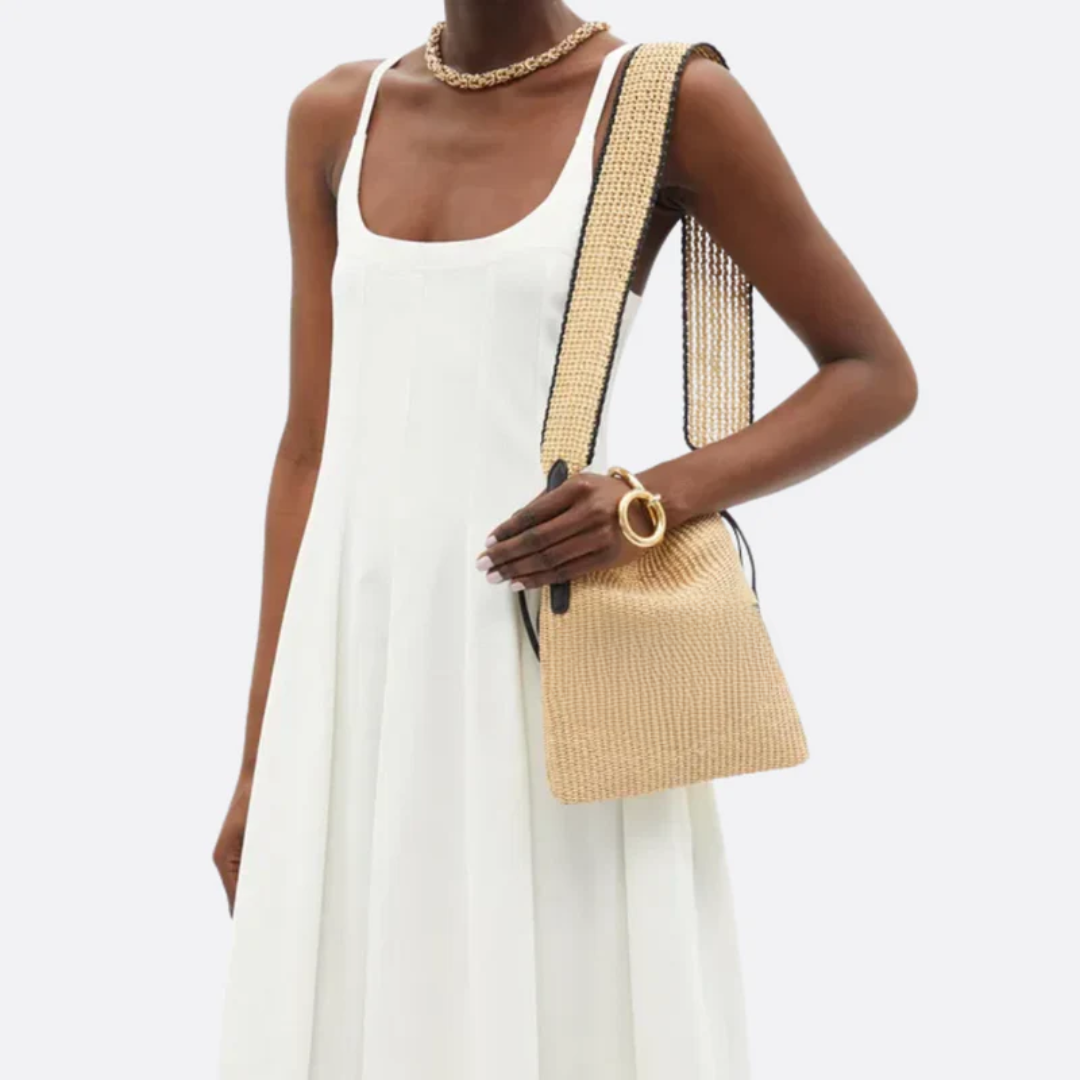 Bag Small Woven Straw – Fnd Sck Beige